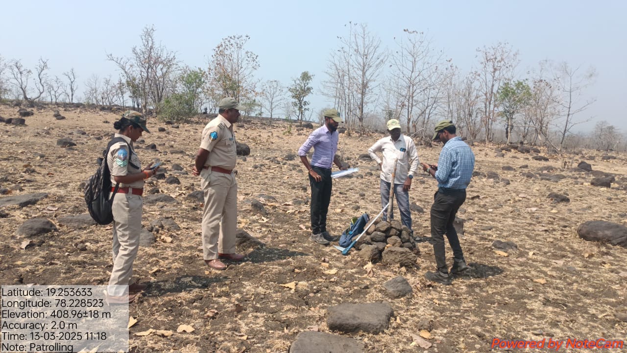 అటవీ ప్రాంతం లో ఇన్వెంటరీ సర్వే.